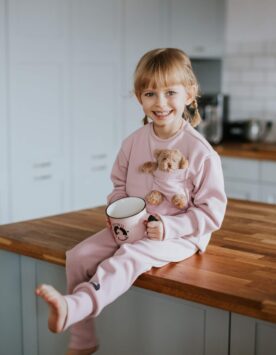 Bluza dziecięca Miś Le Bonbon – miękka dresówka dla dzieci